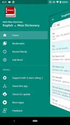 Eng-Mizo Dictionary android App screenshot 7